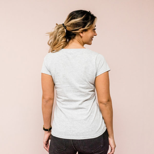 Damen T-Shirt grau