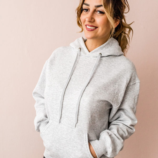Damensweatshirt grau