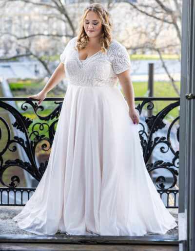 lasabina plus size brautkleid